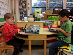 Paxton & Tyson playing Battleship